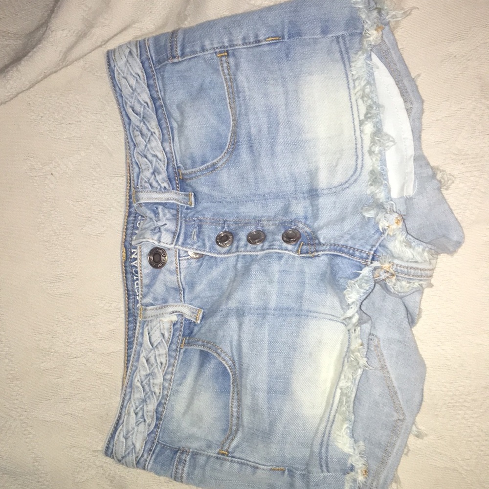 Denim shorts